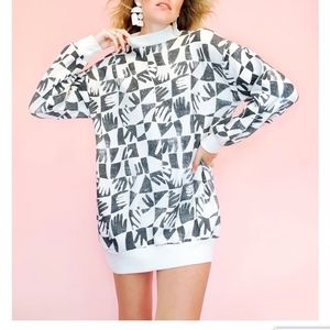 Dazey La Hand Printed Softie Sweatshirt Dress